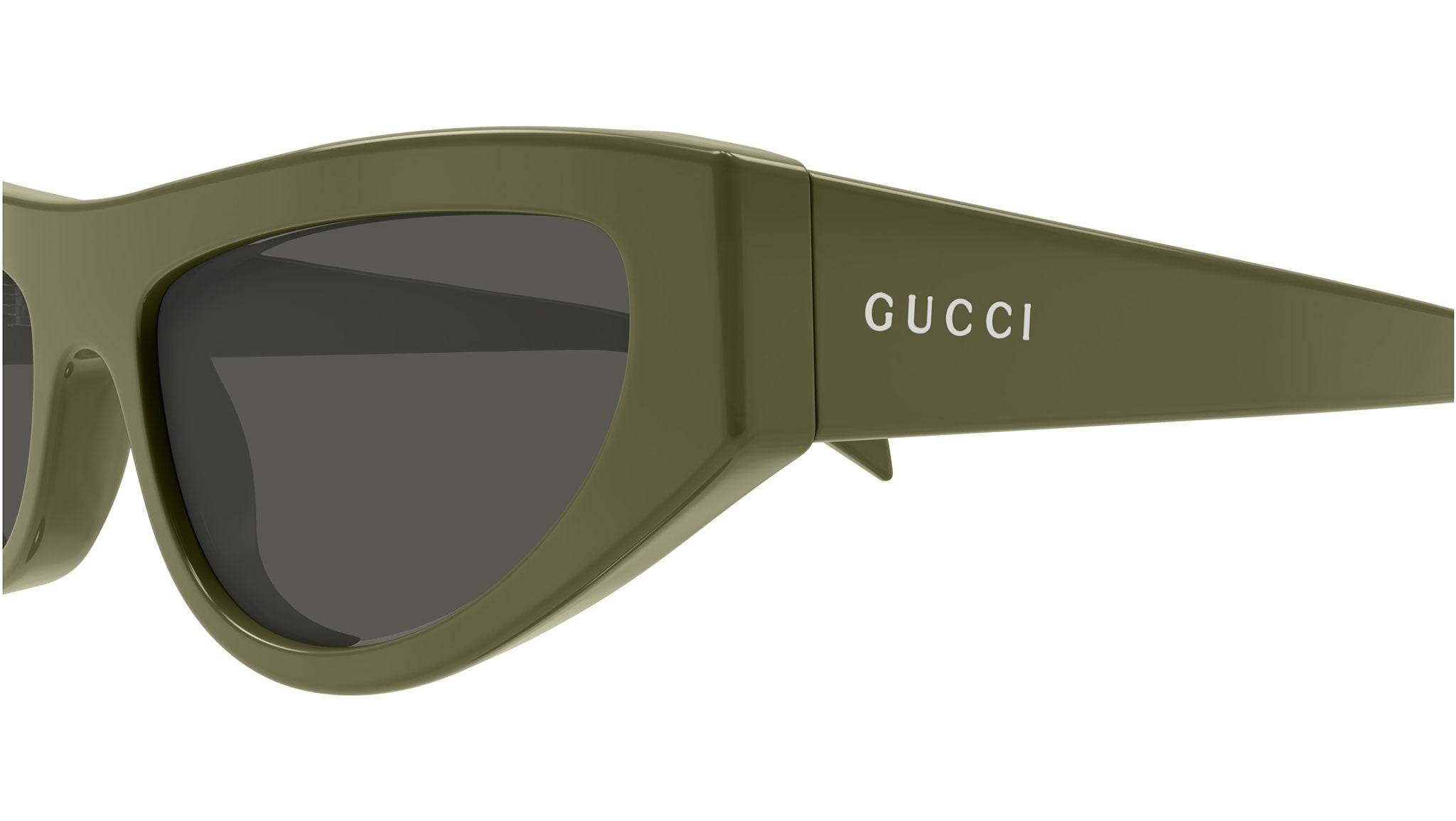 Occhiali da sole GUCCI GG1919S Shiny solid olive green