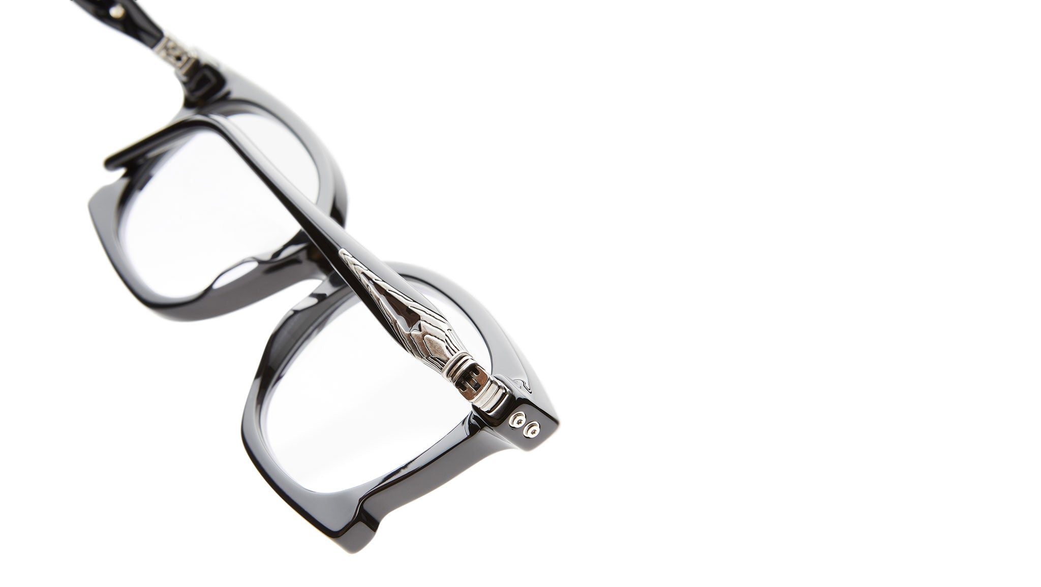 Occhiali da vista KUBORAUM D71 Black shine antique silver