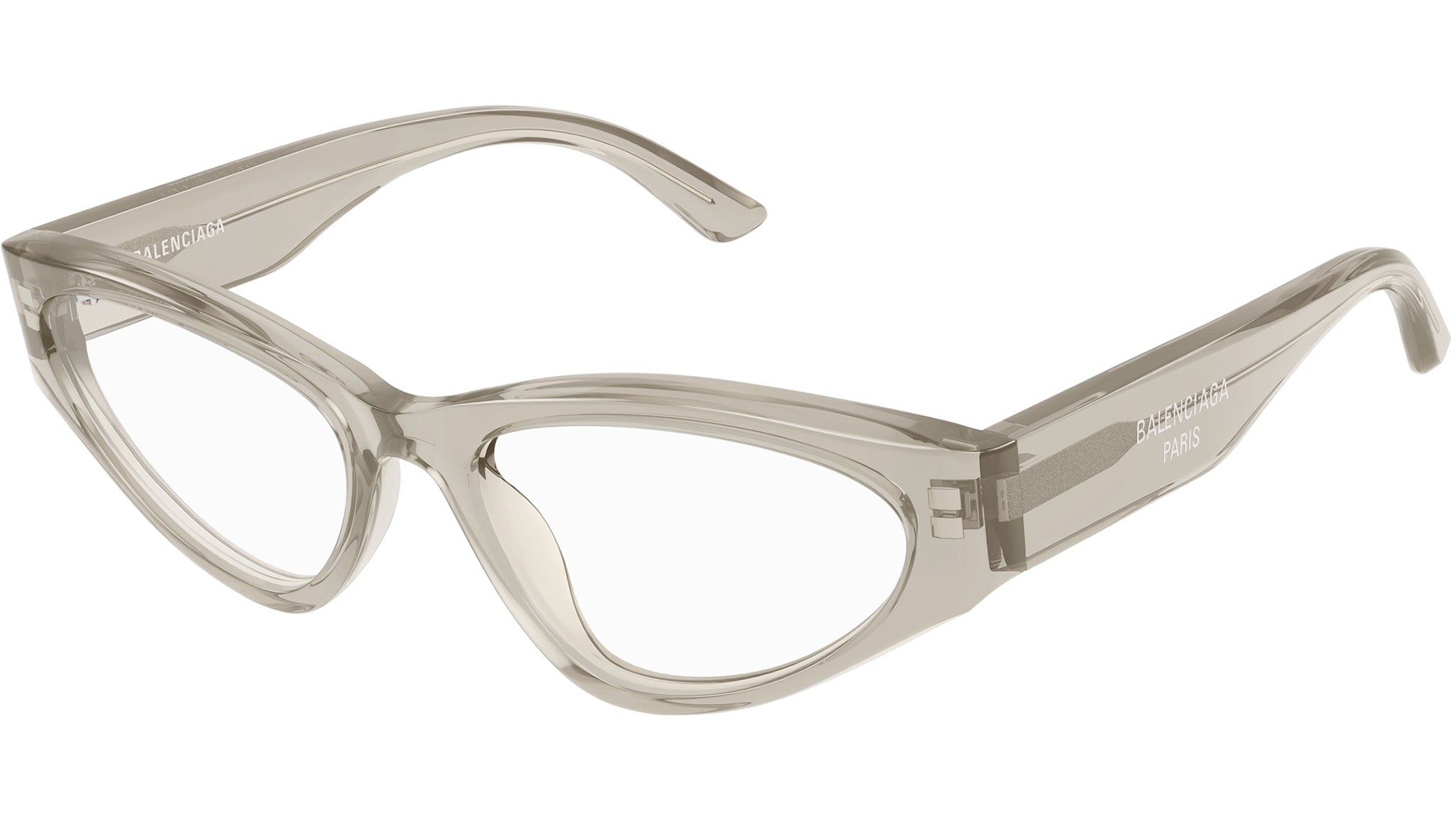 Occhiali da vista BALENCIAGA BB0391O Shiny transparent sand