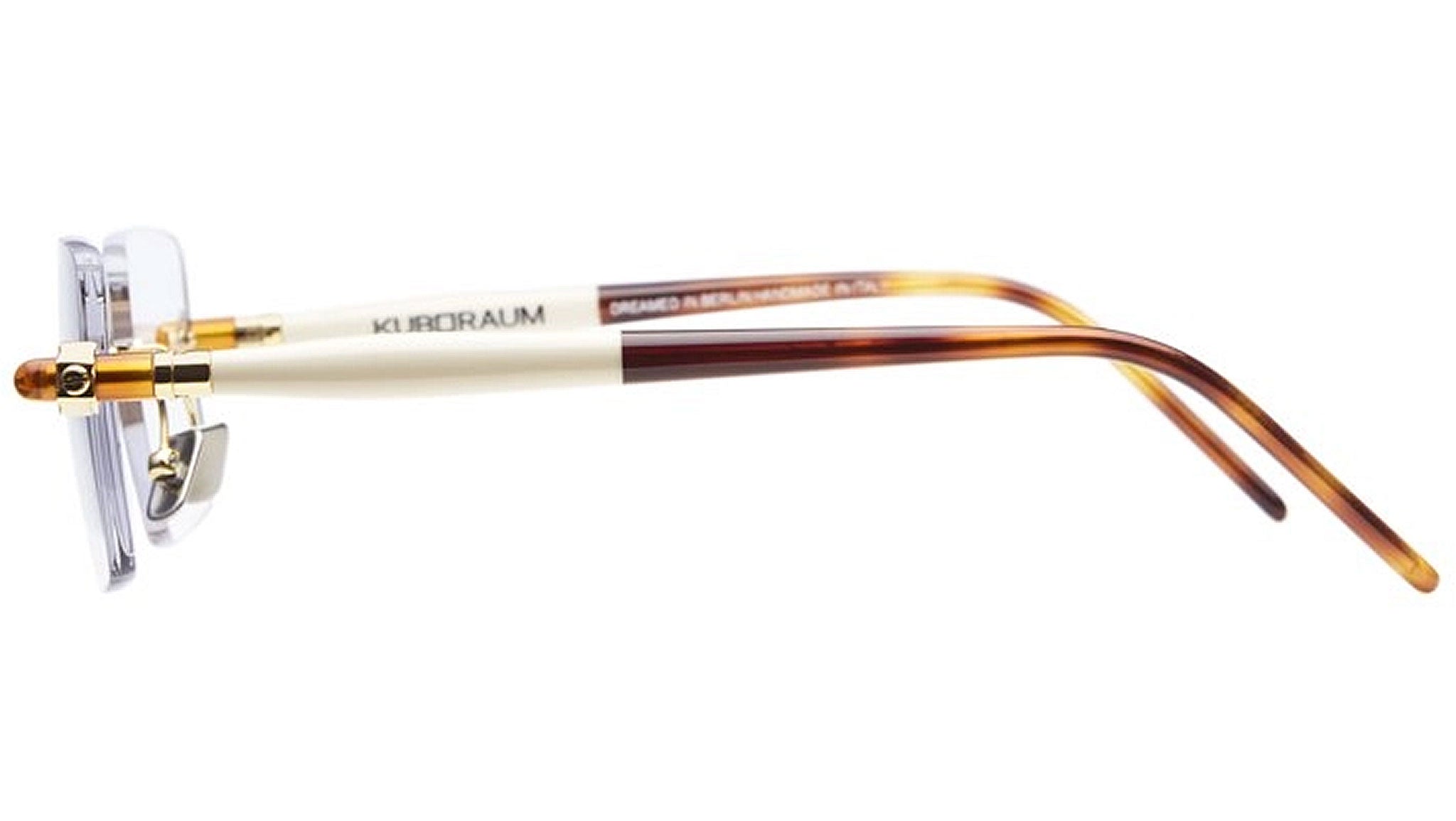 Occhiali da vista KUBORAUM P56 Gold tortoise and cream