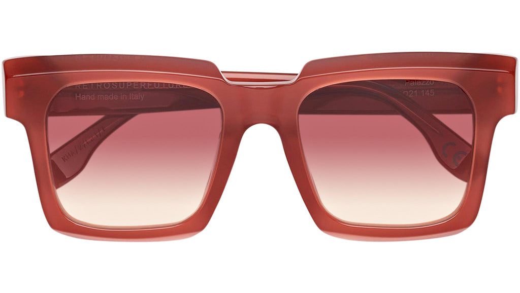 Occhiali RETROSUPERFUTURE Palazzo Warm red tinted