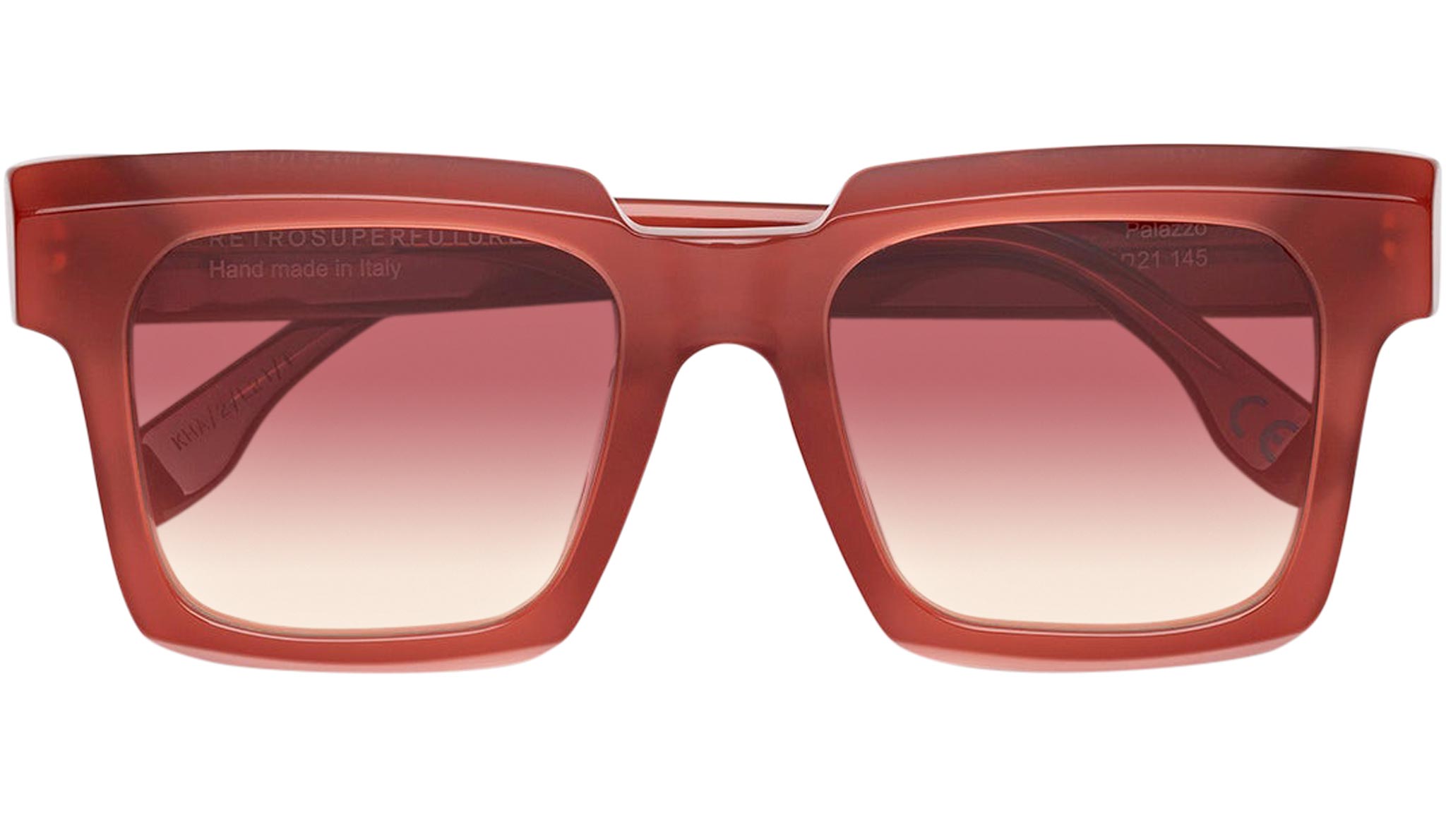 Occhiali RETROSUPERFUTURE Palazzo Warm red tinted
