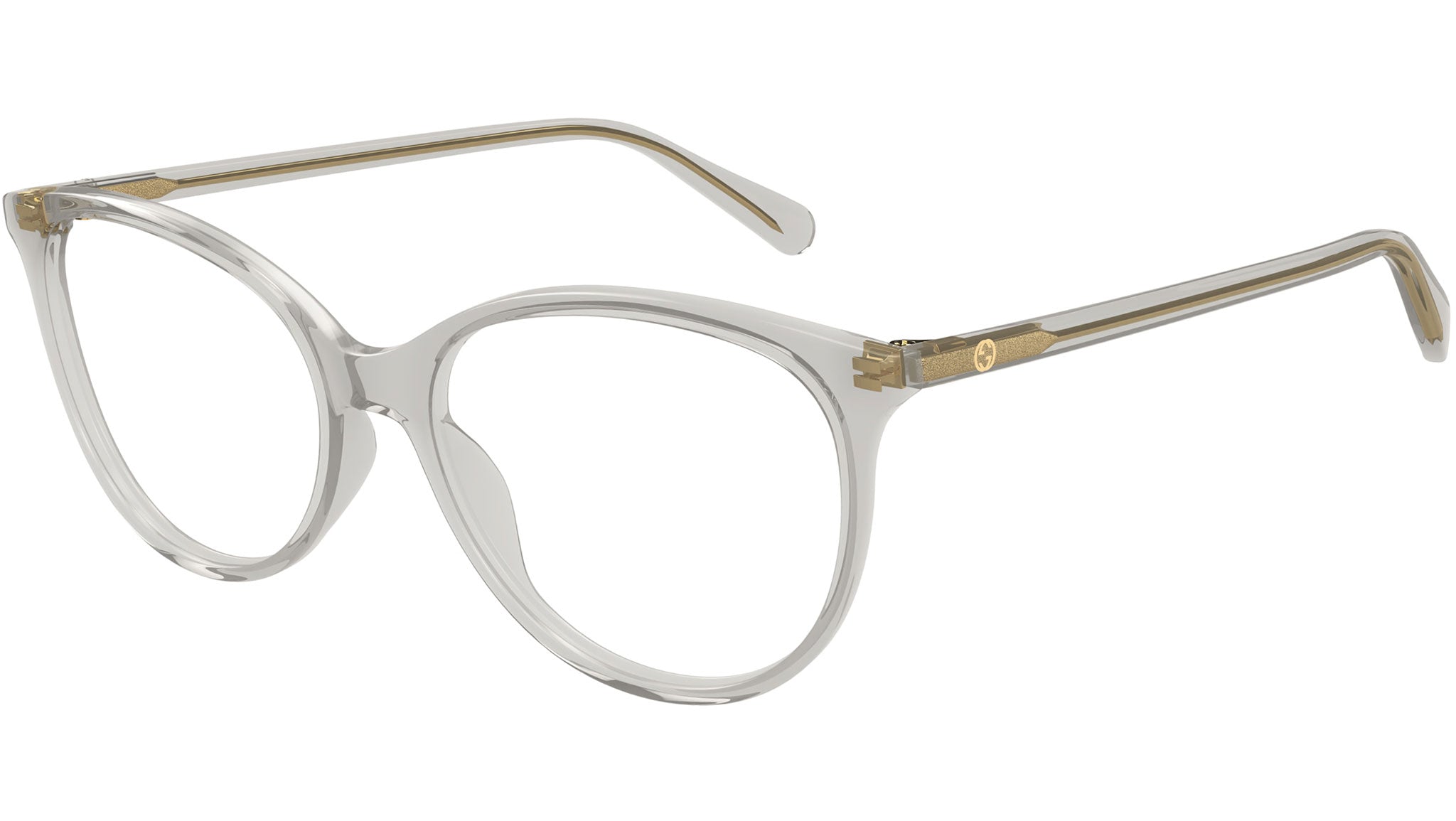 Occhiali da vista GUCCI Shiny transparent taupe