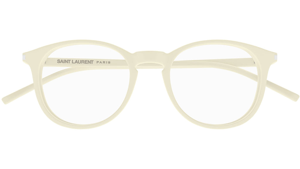 Occhiali da vista SAINT LAURENT Shiny solid ivory