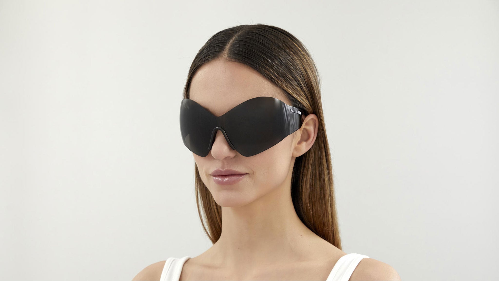 Occhiali da sole BALENCIAGA BB0180S Solid grey mask