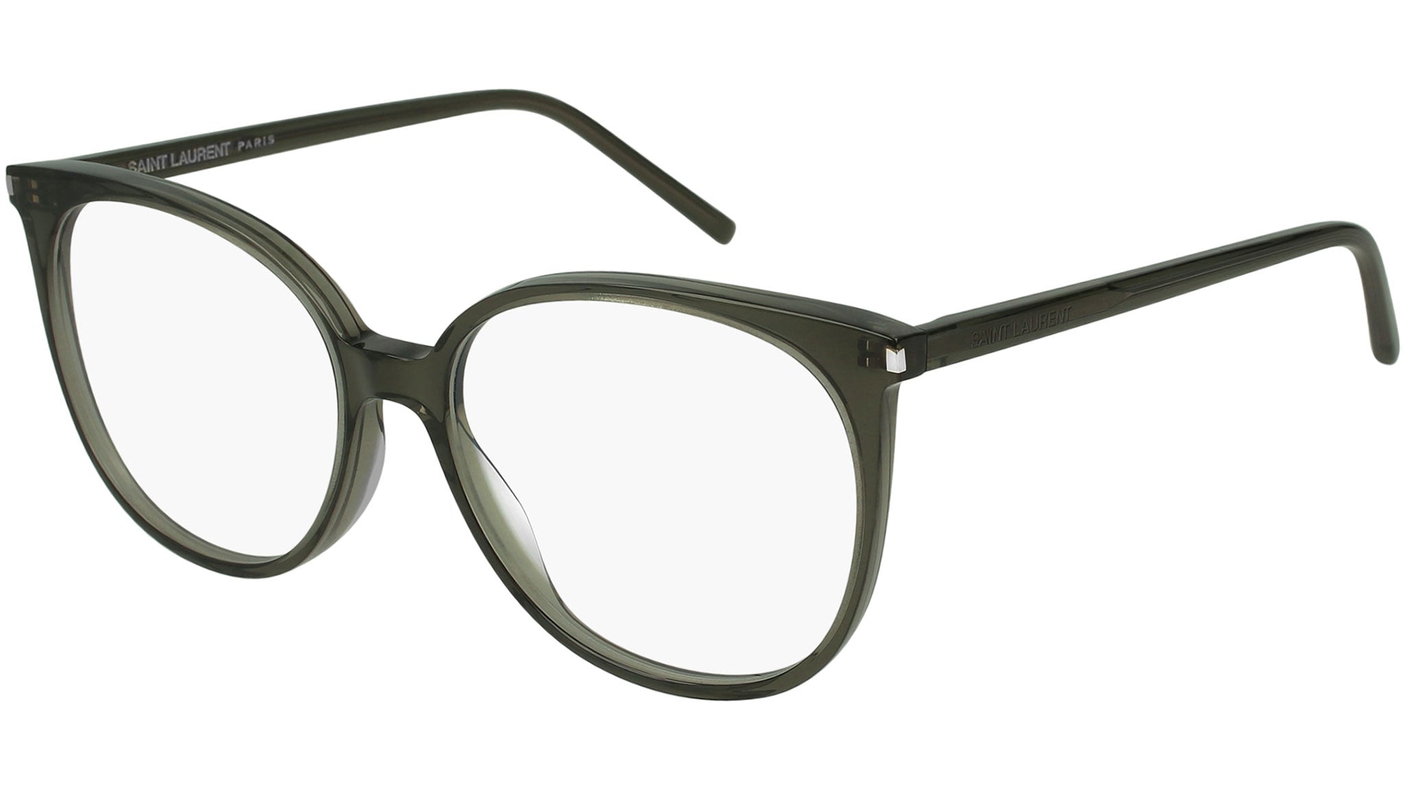 Occhiali da vista SAINT LAURENT SL39 Shiny dark olive