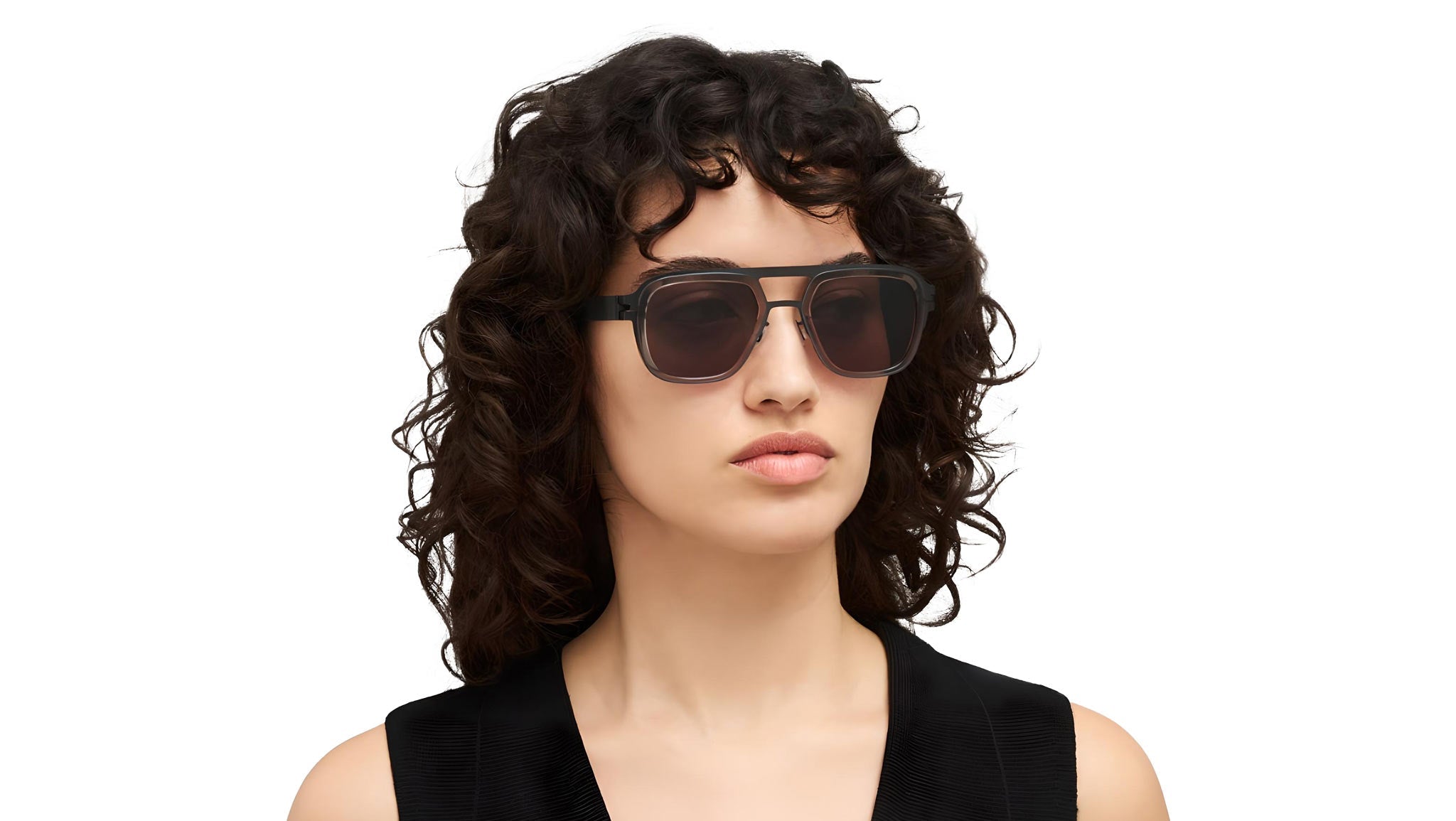 Occhiali da sole MYKITA KNOX Black clear ash