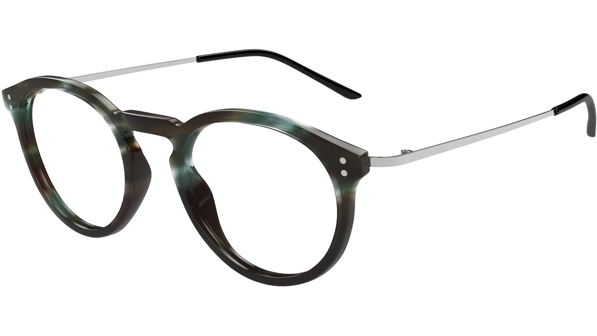 Occhiali da vista GUCCI GG1710O Shiny green and brown havana