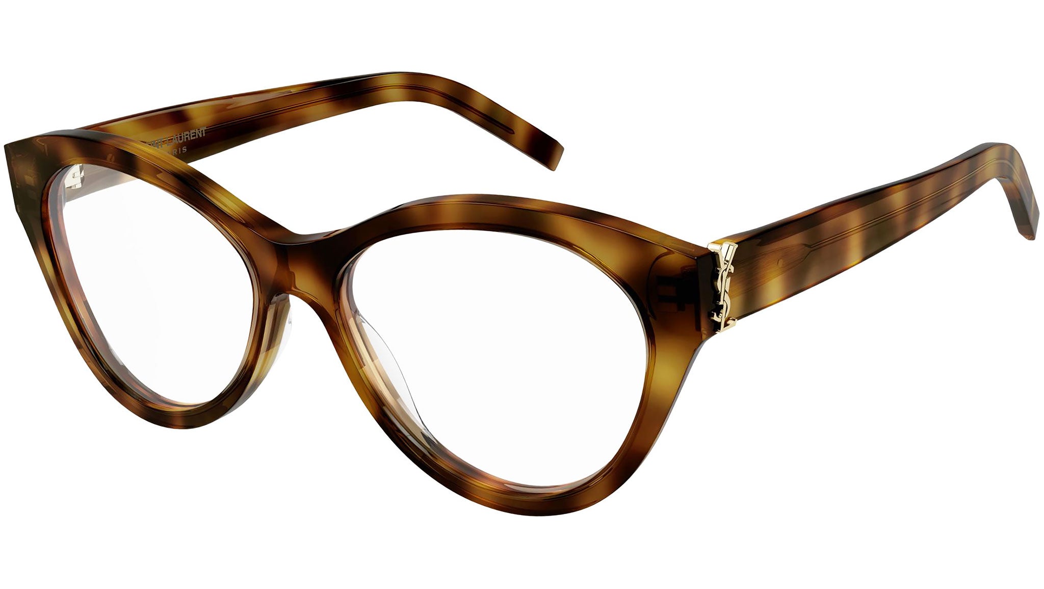 Occhiali da vista SAINT LAURENT SLM96 Shiny medium havana