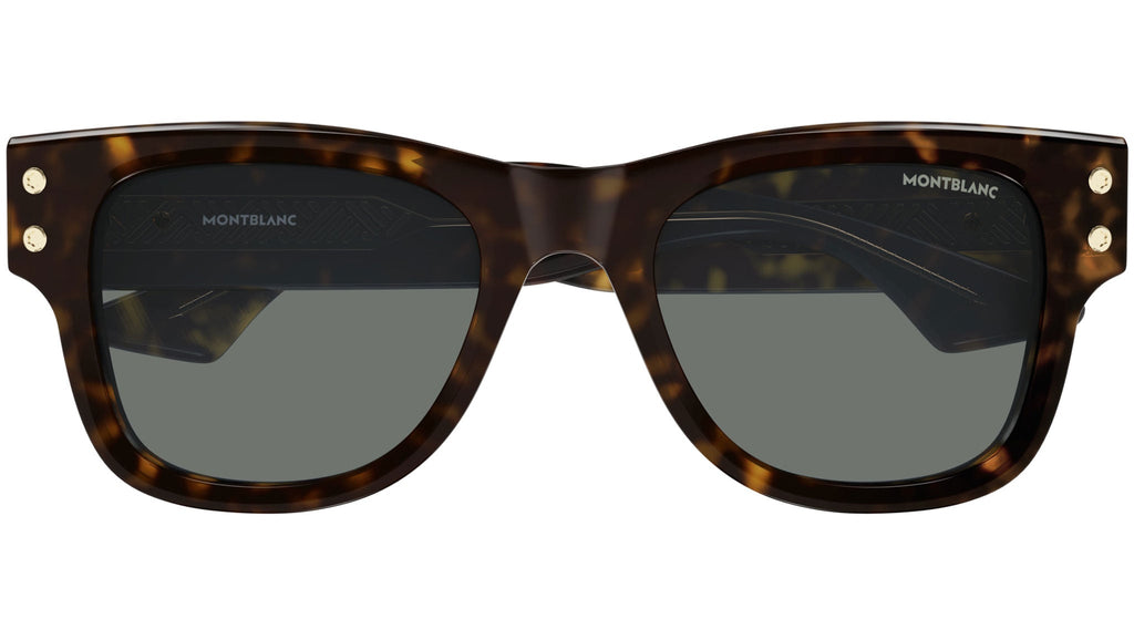 Occhiali da sole MONTBLANC MB0381S Shiny dark havana