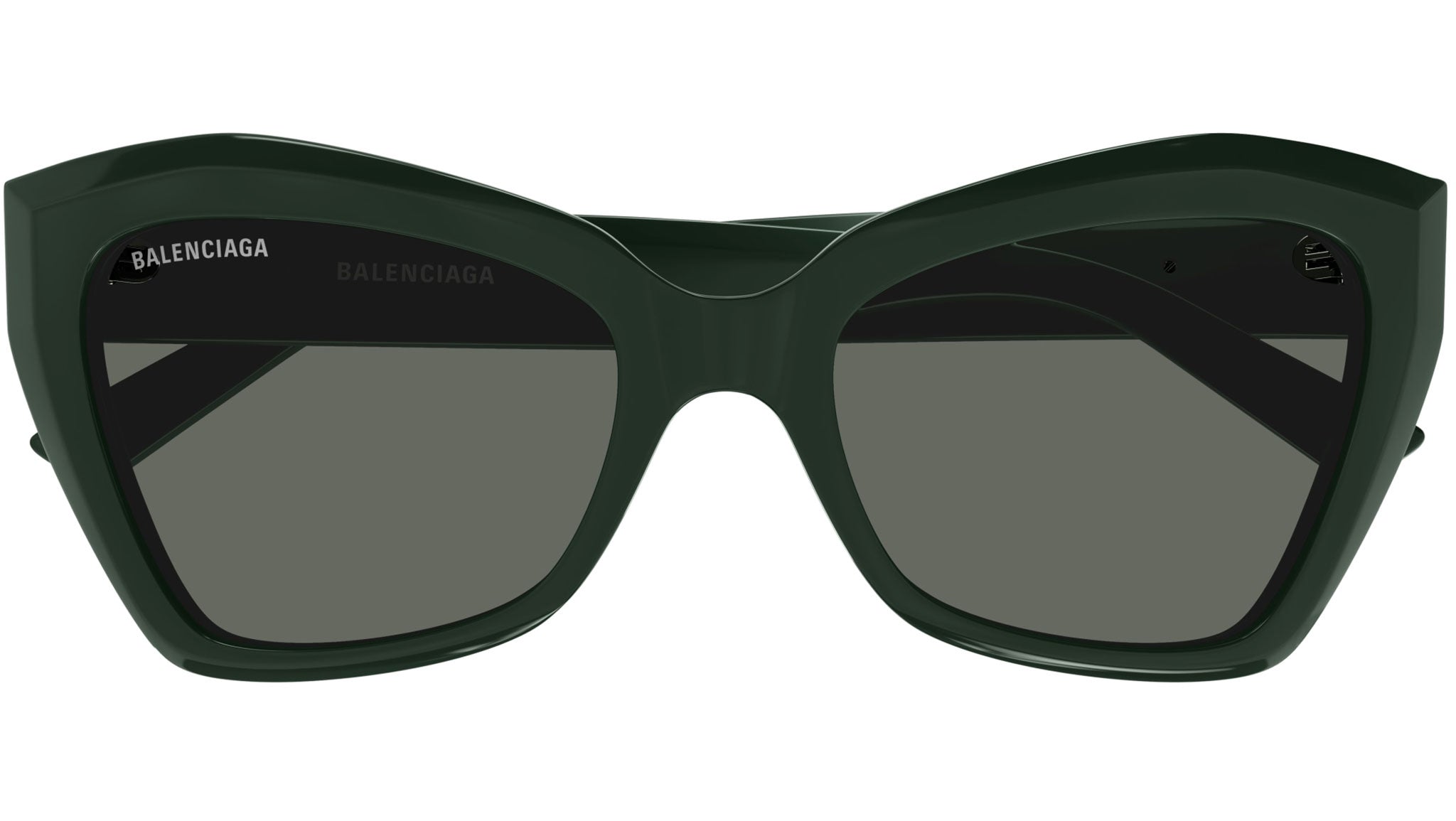 Occhiali da sole BALENCIAGA BB0271S Shiny solid dark green