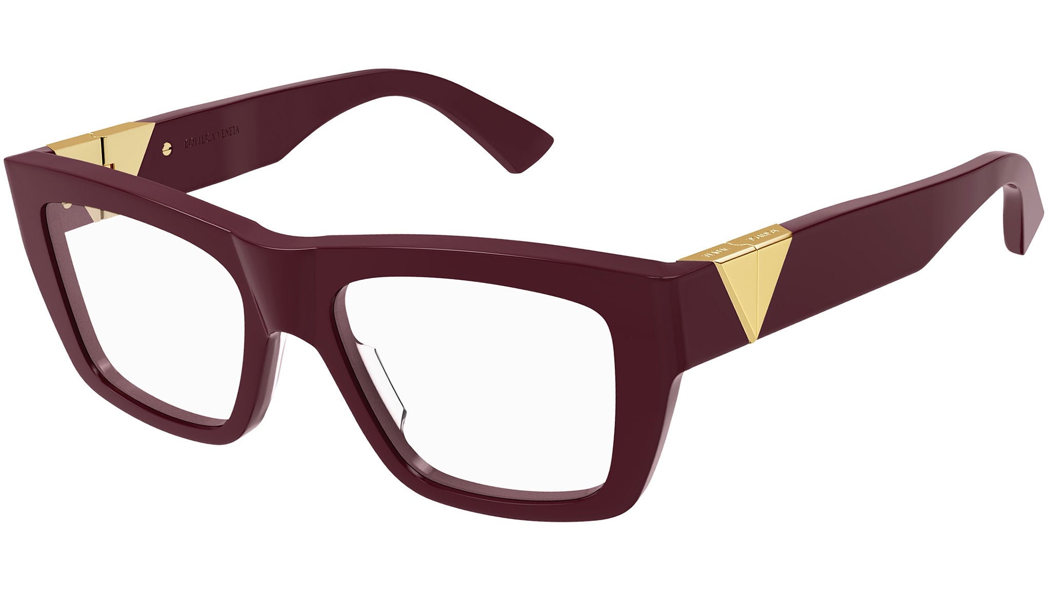 Occhiali da vista BOTTEGA VENETA BV1180O Shiny solid burgundy