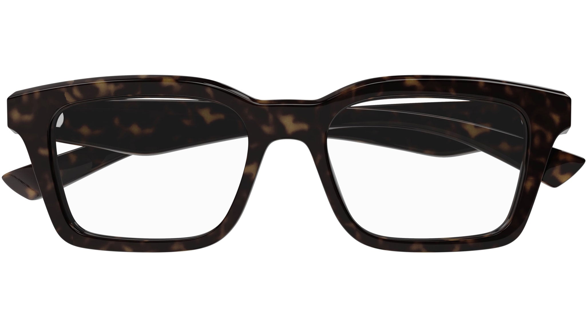 Occhiali da vista ALEXANDER MCQUEEN AM0476O Shiny dark havana
