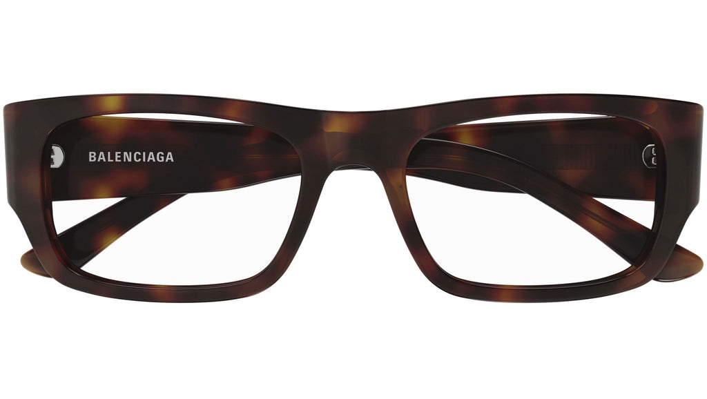 Occhiali da vista BALENCIAGA BB0370O Shiny dark havana