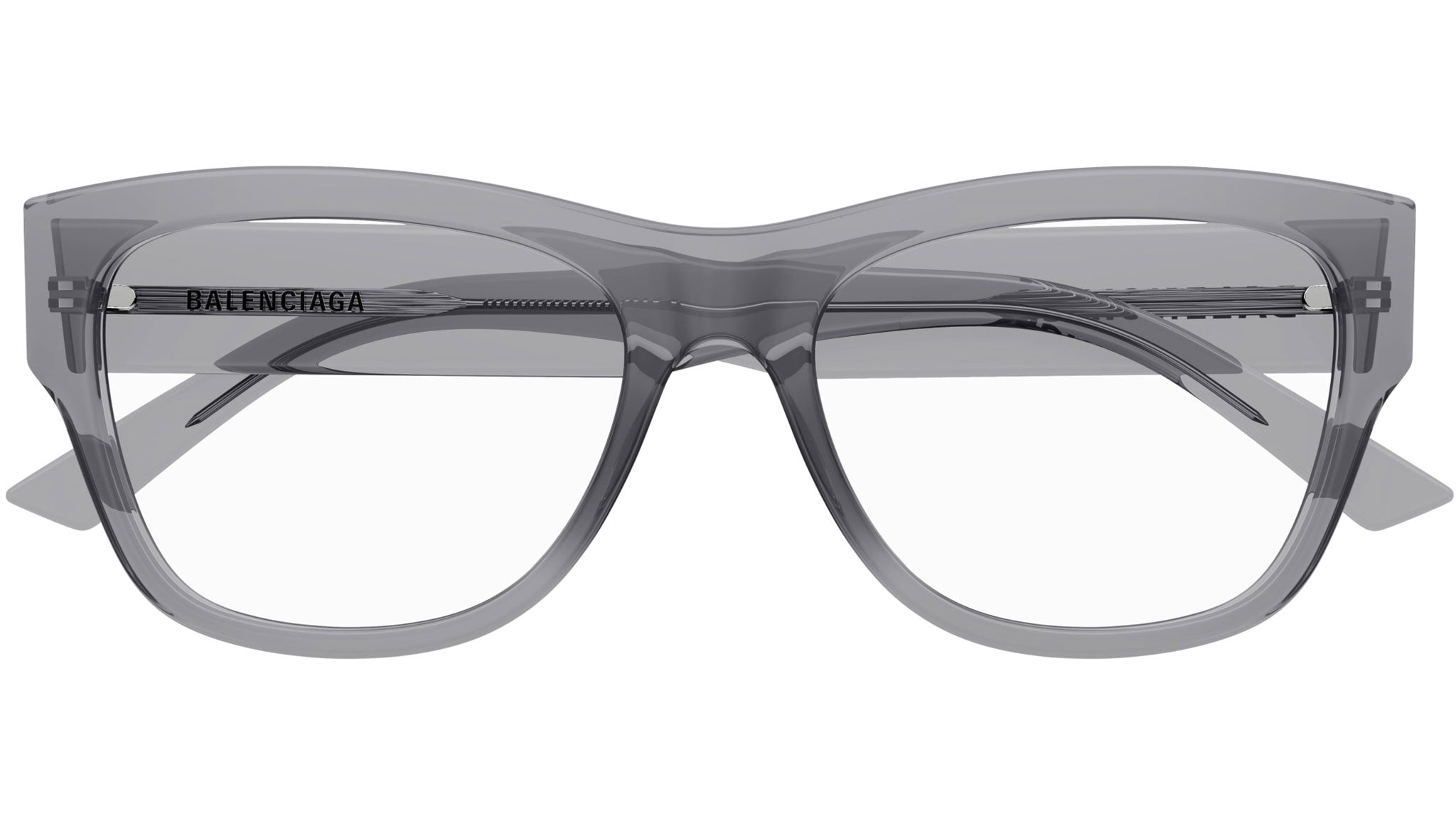 Occhiali da vista BALENCIAGA BB0309O Shiny transparent grey