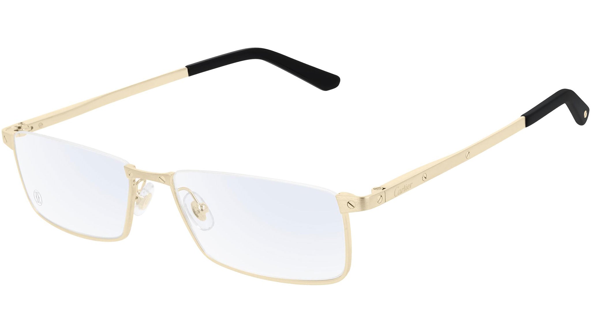 Occhiali da vista CARTIER CT0169O Brushed and smooth champagne golden