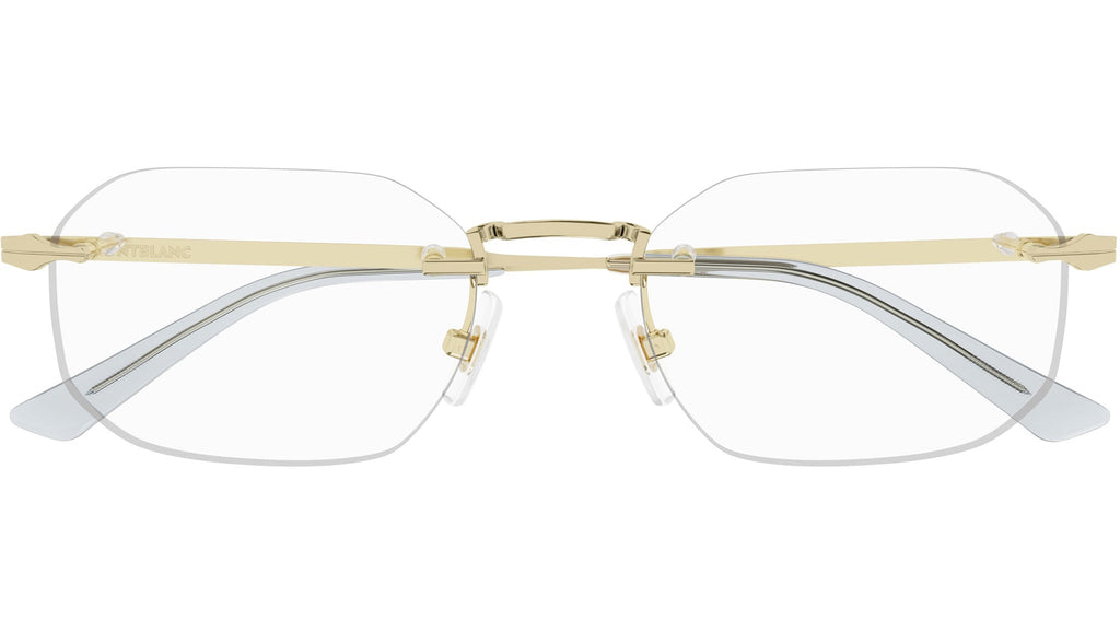 Occhiali da vista MONTBLANC MB0307O Shiny light gold