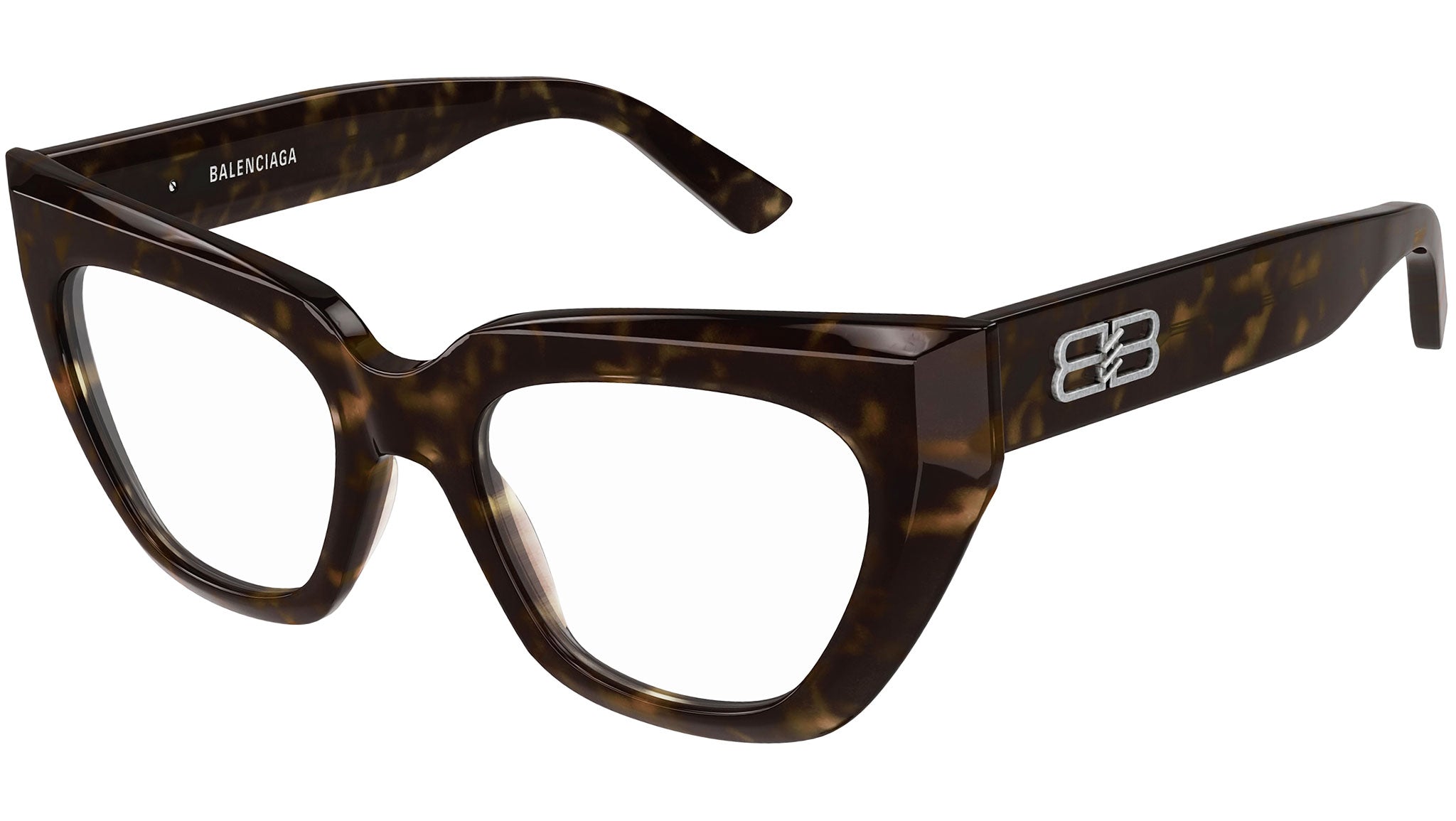 Occhiali da vista BALENCIAGA BB0238O Shiny dark havana