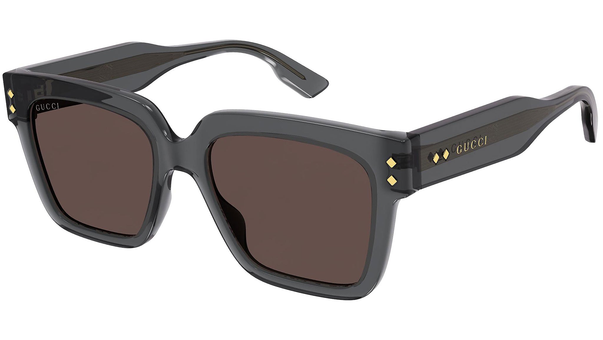 Occhiali da sole GUCCI GG1084S Shiny transparent dark gray