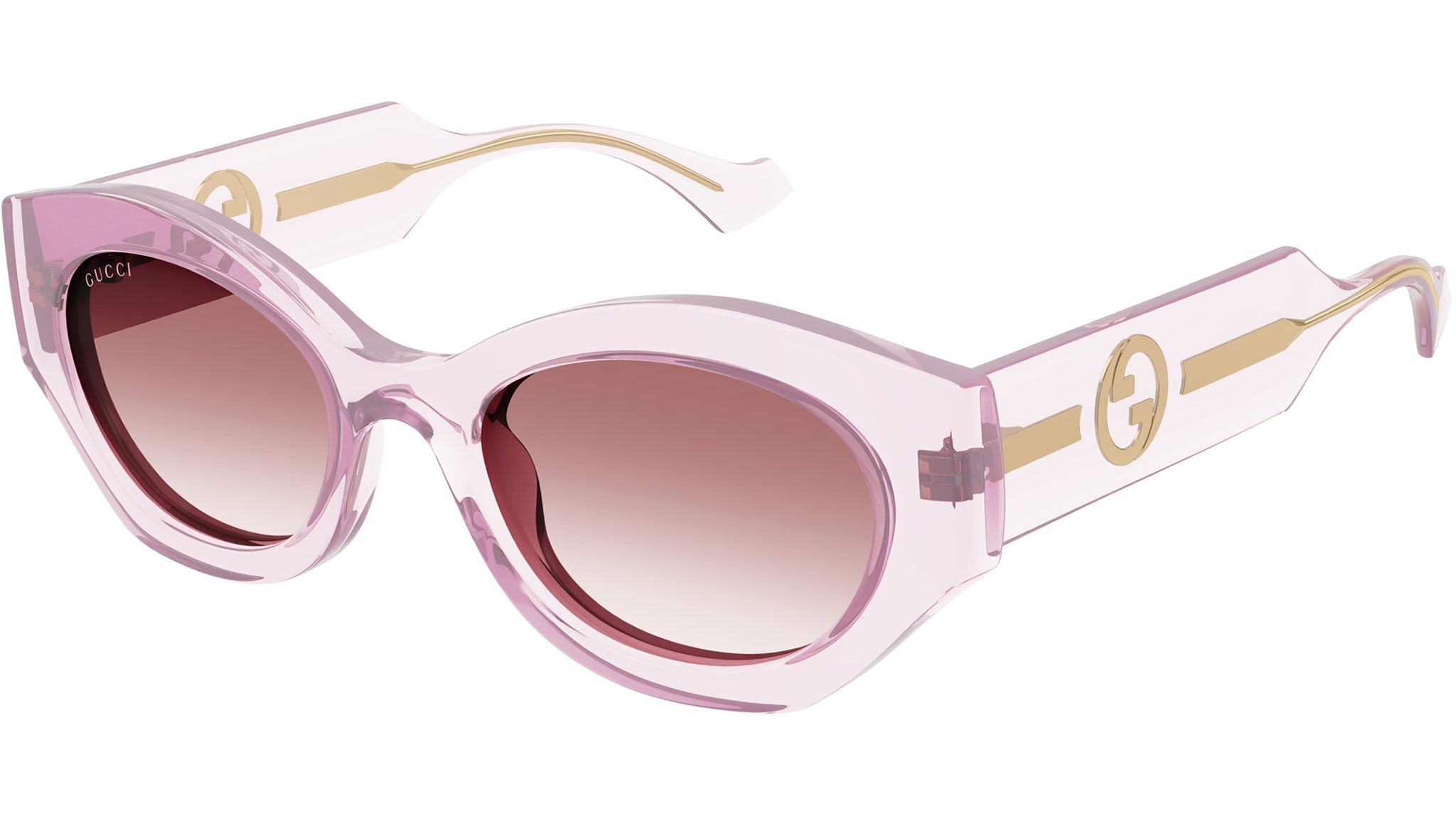 Occhiali da sole GUCCI GG1553S Shiny transparent light pink
