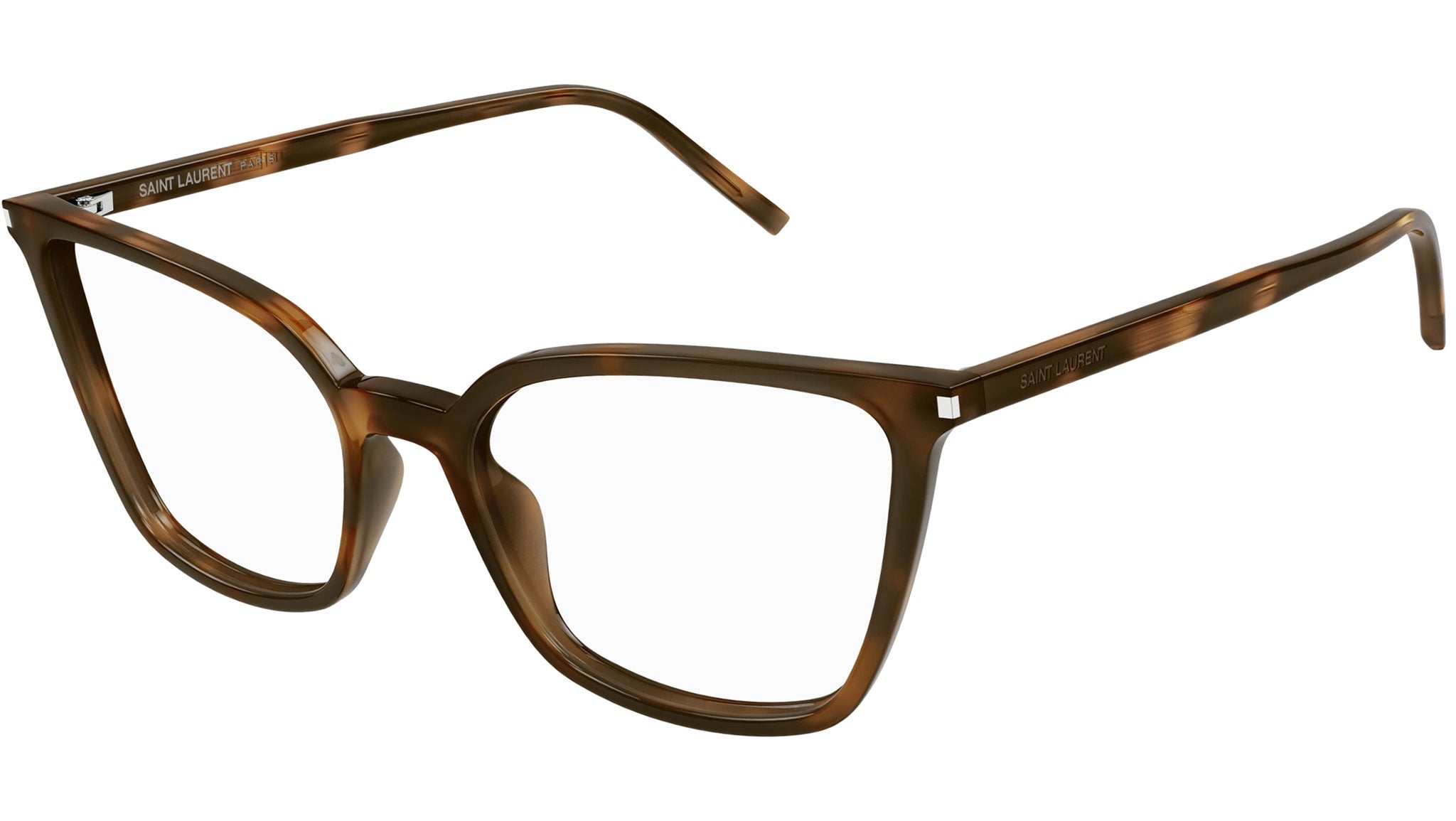 Occhiali da vista SAINT LAURENT SL669 Shiny medium havana