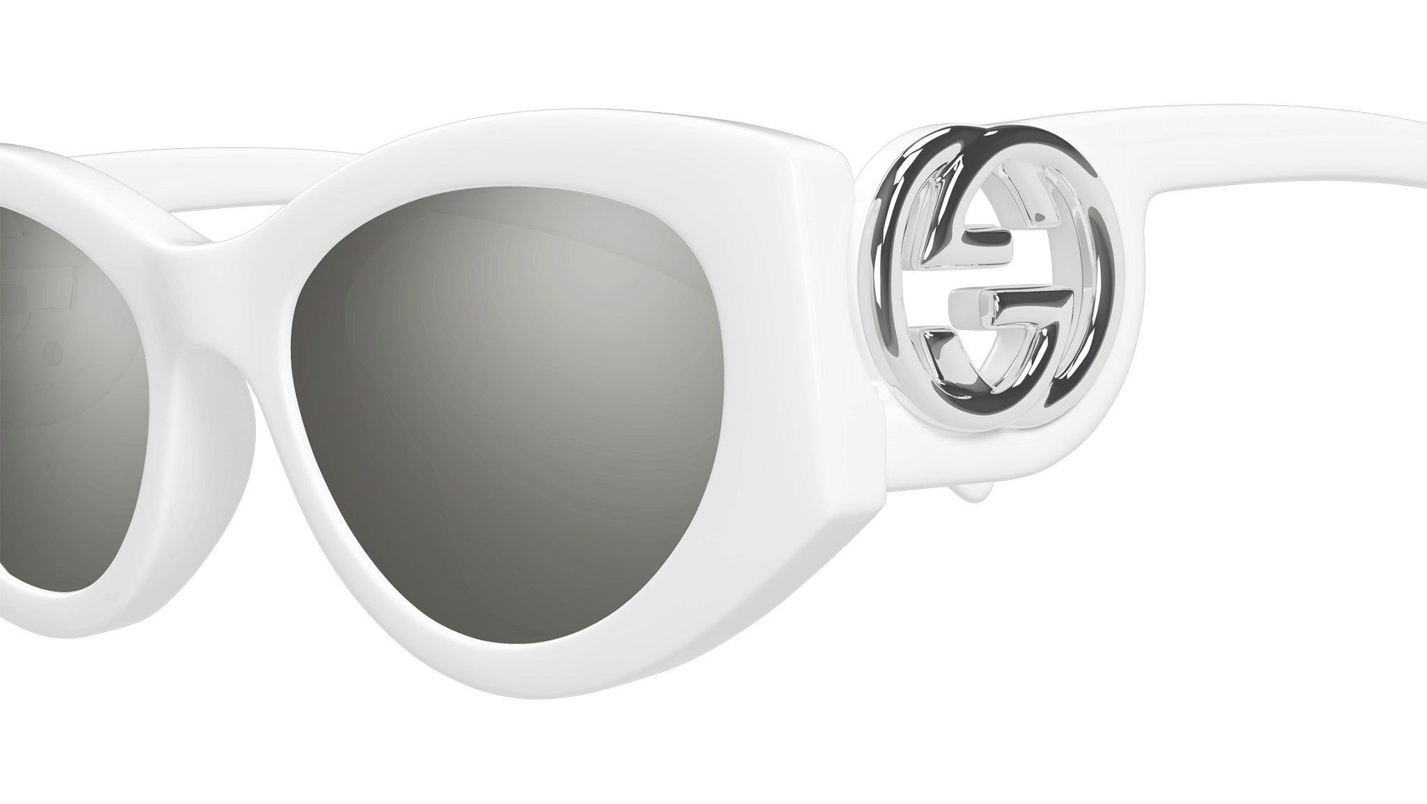 Occhiali da sole GUCCI GG1691S Shiny off white