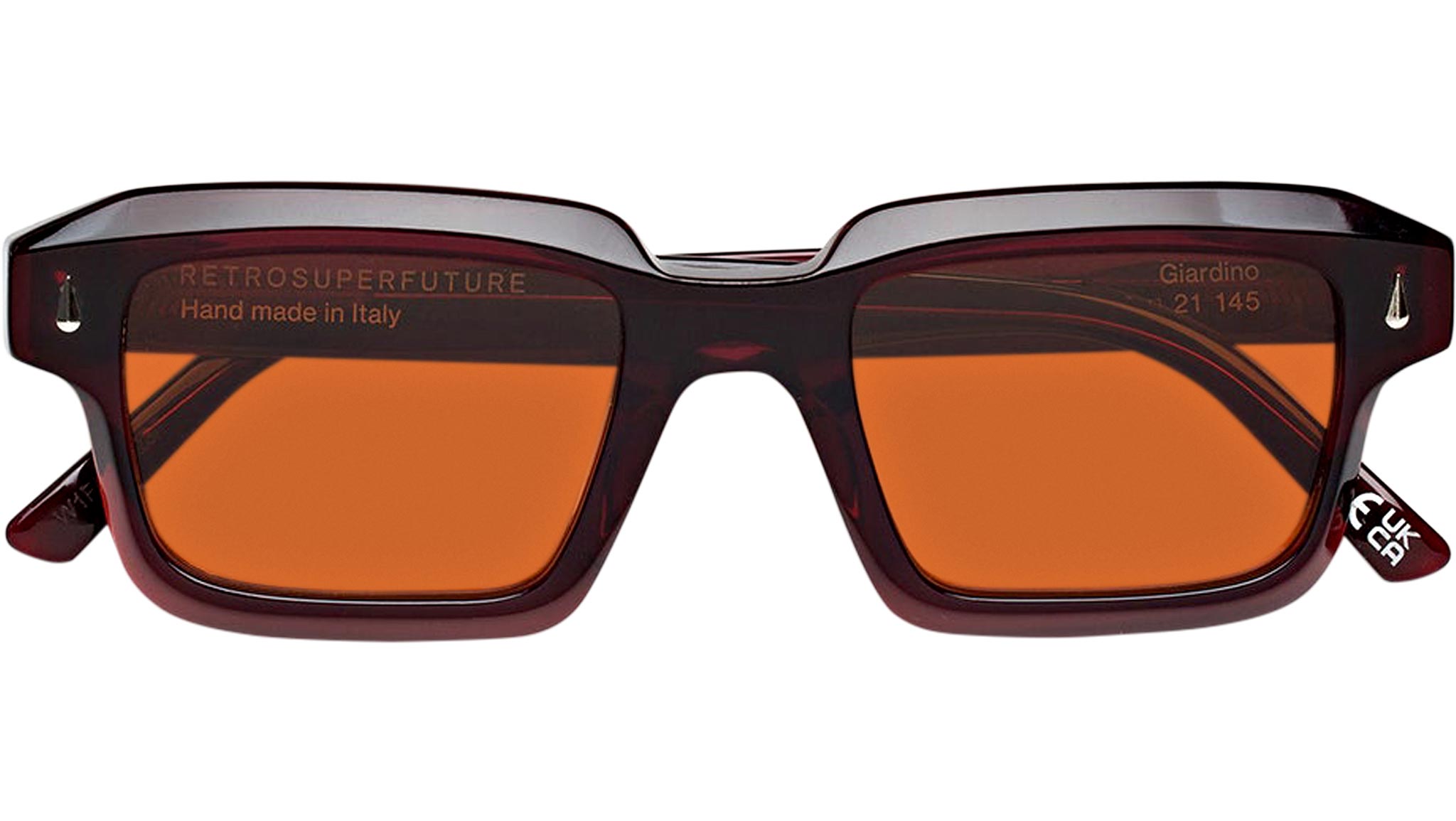 Occhiali RETROSUPERFUTURE Giardino Dark cherry