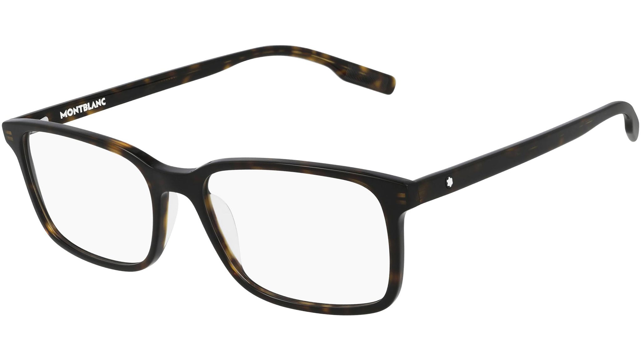 Occhiali da vista MONTBLANC MB0152O Shiny dark havana