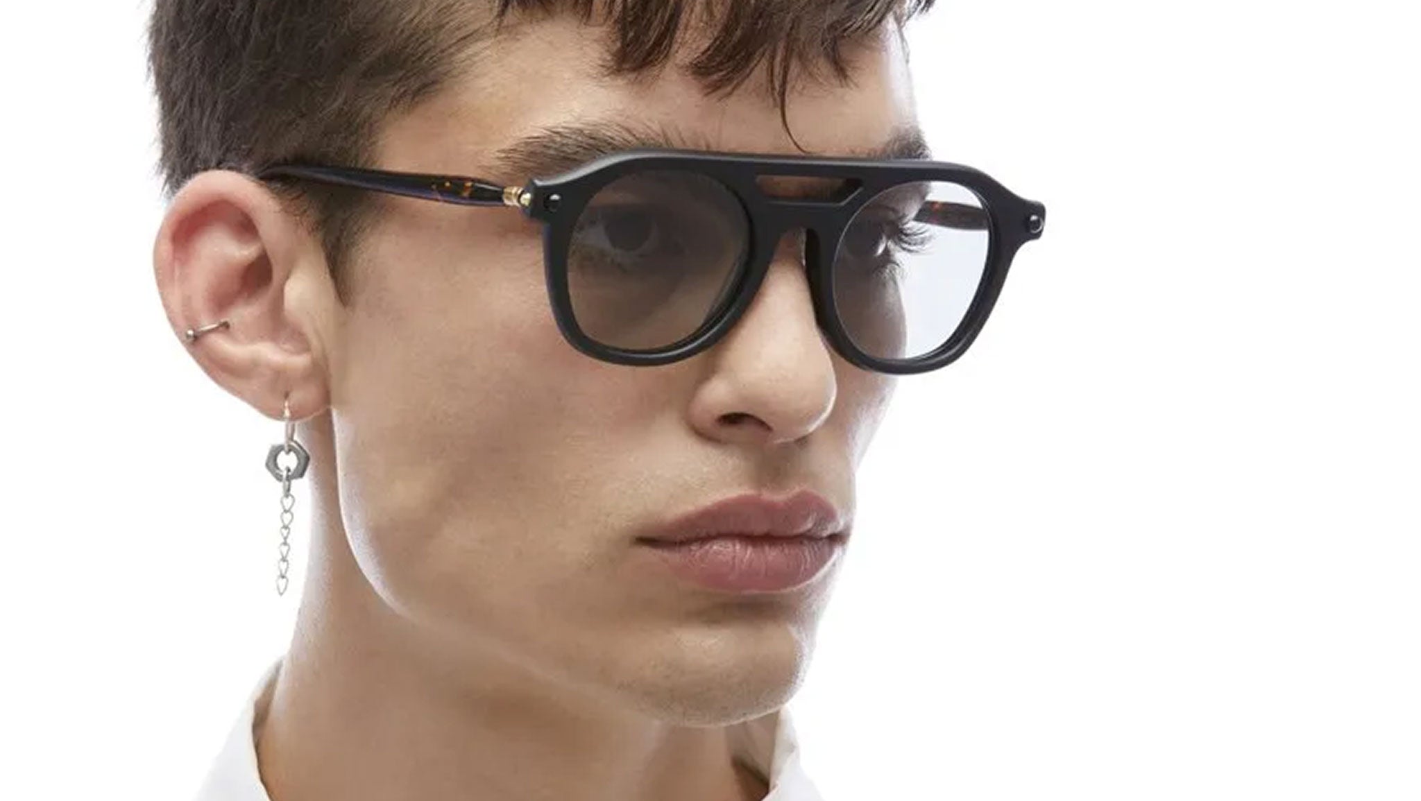 Occhiali da sole KUBORAUM P11 Black matt dark tortoise