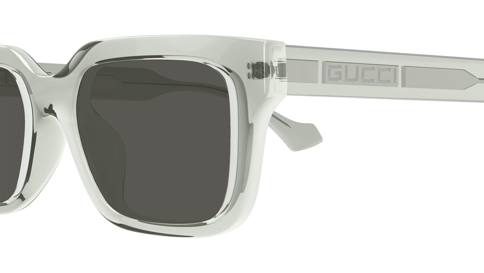 Occhiali da sole GUCCI GG1732SK Shiny transparent cloudy grey