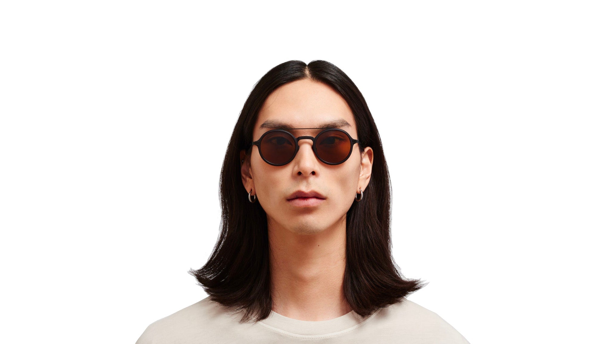 Occhiali da sole MYKITA HEMLOCK Cashmere grey black