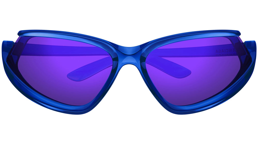 Occhiali da sole BALENCIAGA BB0289S Shiny transparent blue