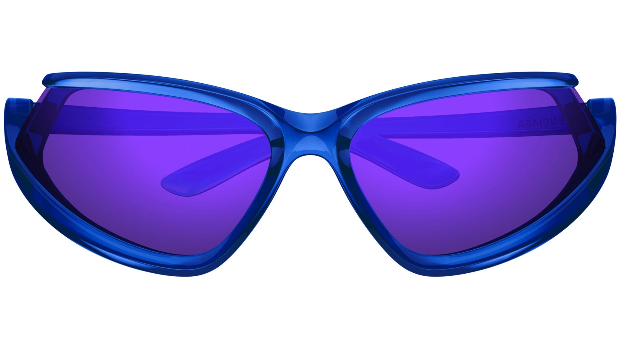 Occhiali da sole BALENCIAGA BB0289S Shiny transparent blue