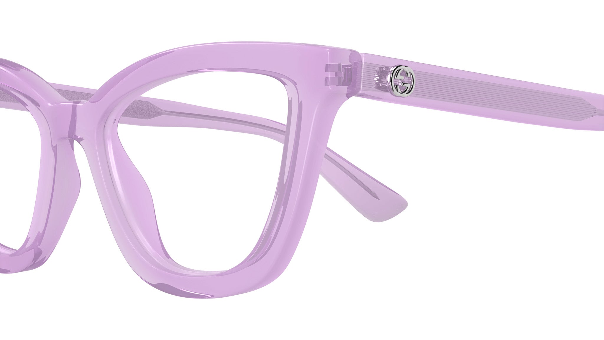 Occhiali da vista GUCCI GG1686O Shiny transparent lilac