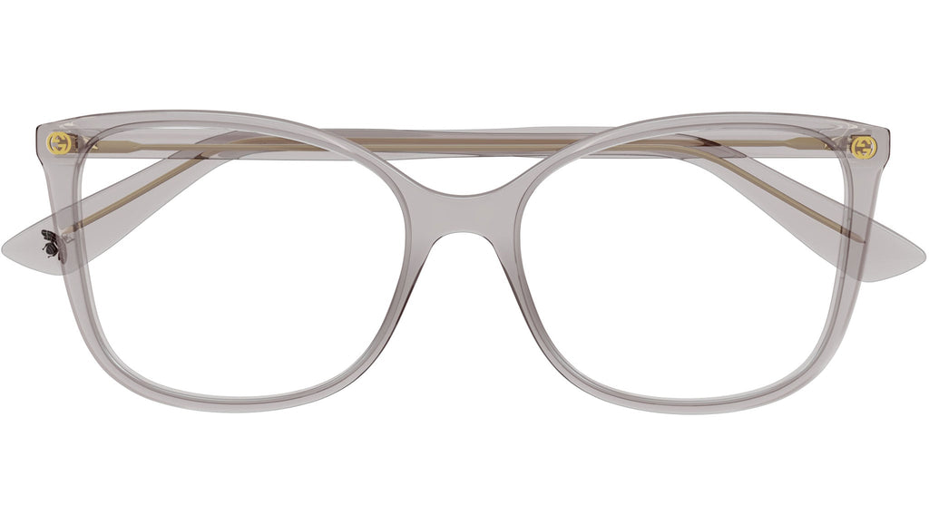 Occhiali da vista GUCCI GG0026O Shiny transparent taupe
