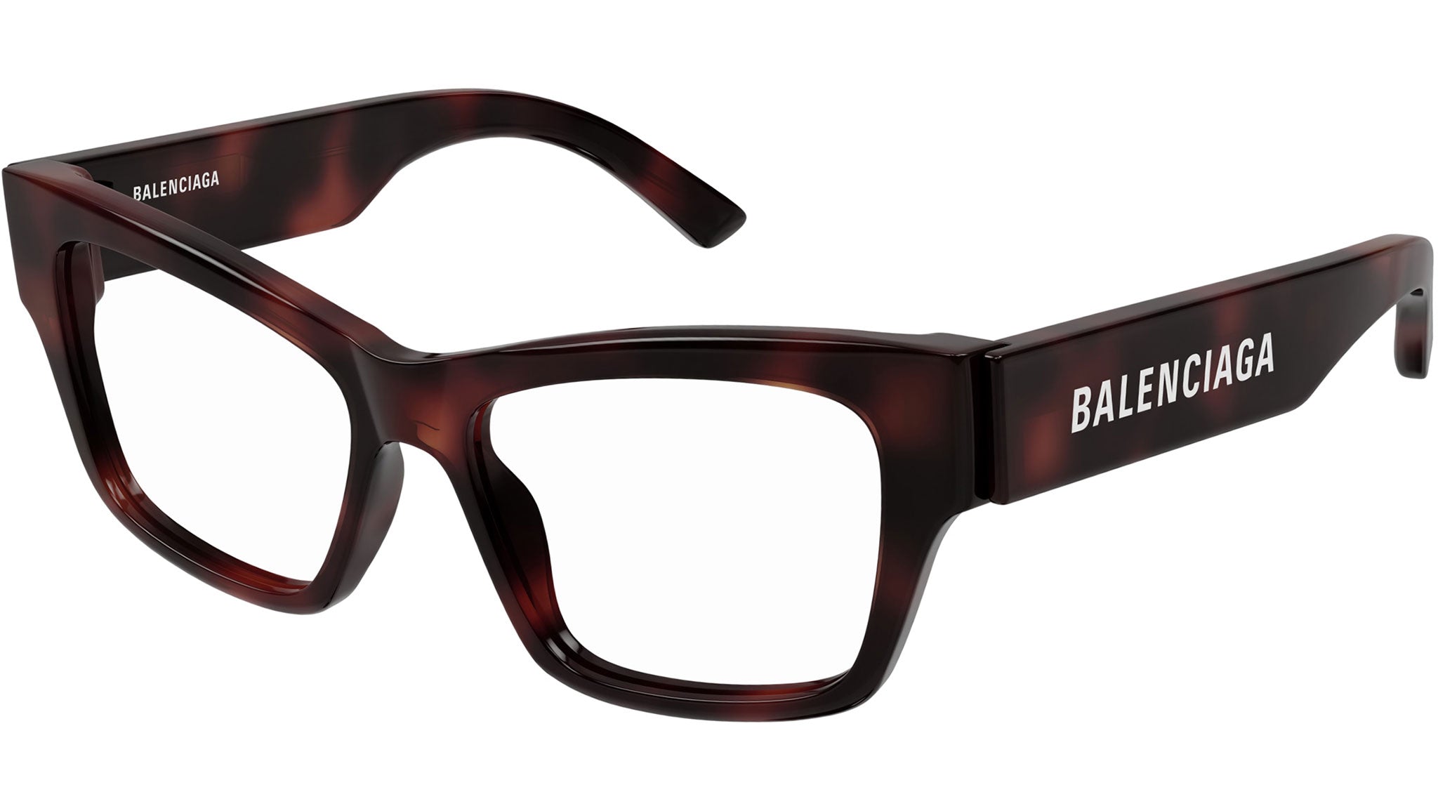 Occhiali da vista BALENCIAGA BB0378O Shiny dark havana