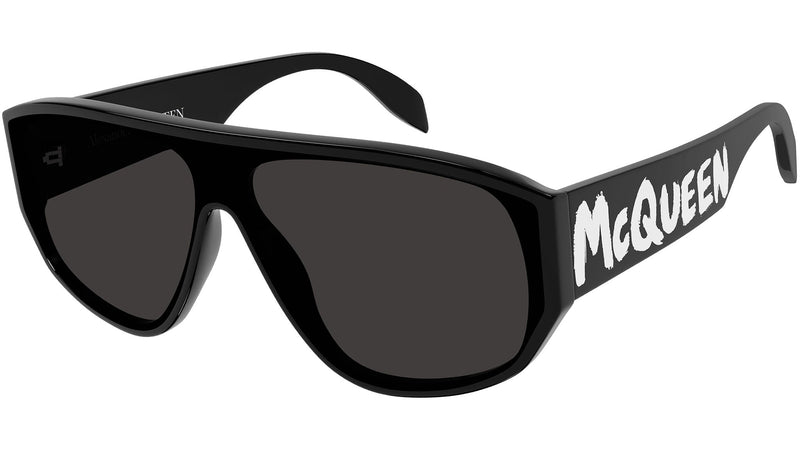 Occhiali da sole ALEXANDER MCQUEEN AM0386S Shiny black