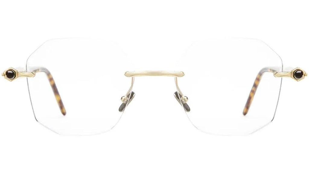 Occhiali da sole KUBORAUM P57 Gold cream tortoise