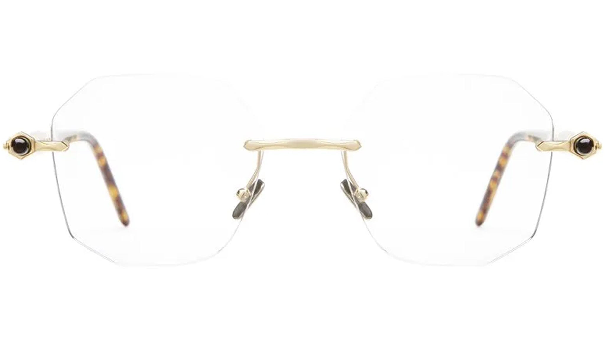 Occhiali da sole KUBORAUM P57 Gold cream tortoise