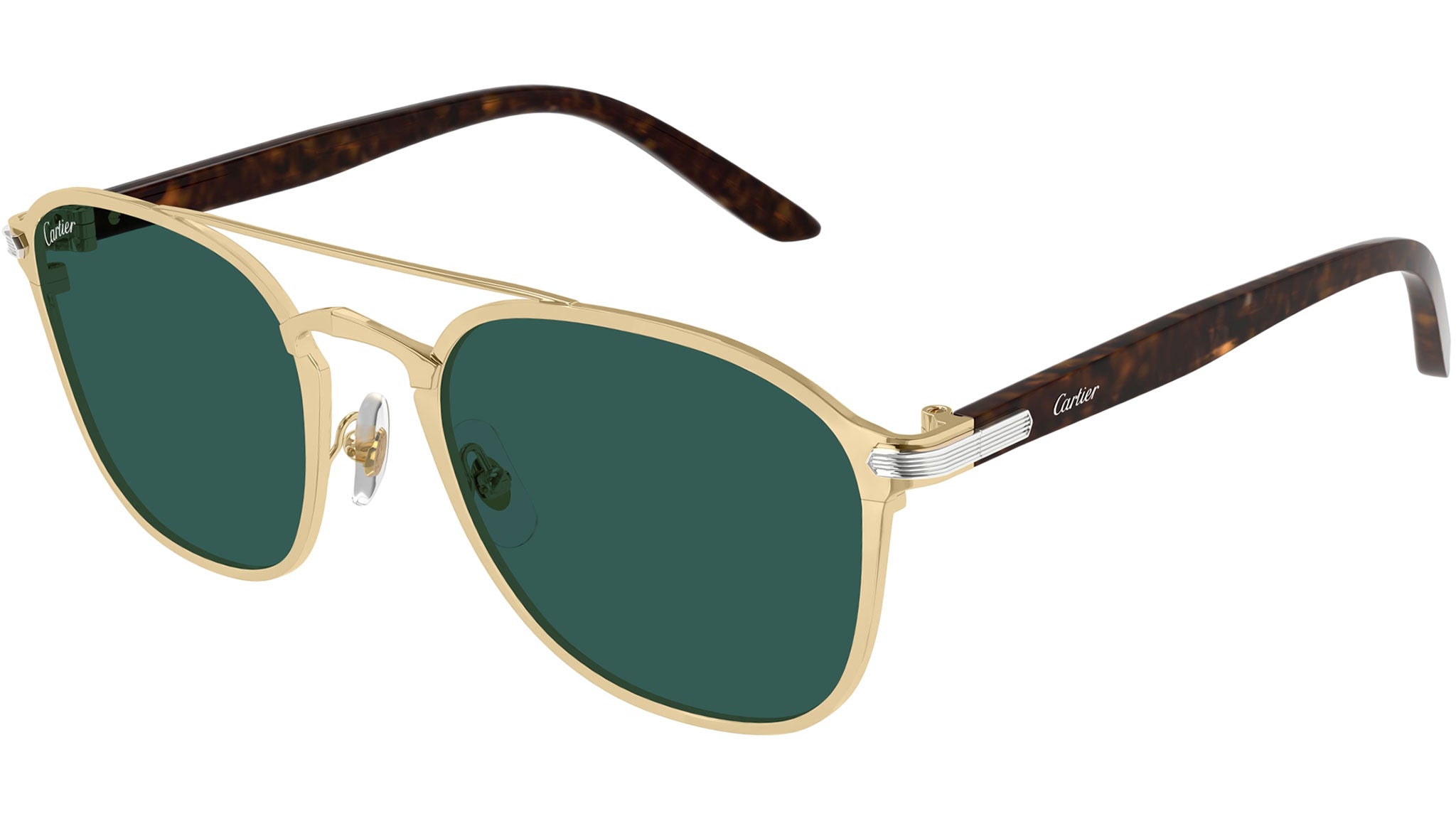 Occhiali da sole CARTIER CT0012S Smooth golden finish