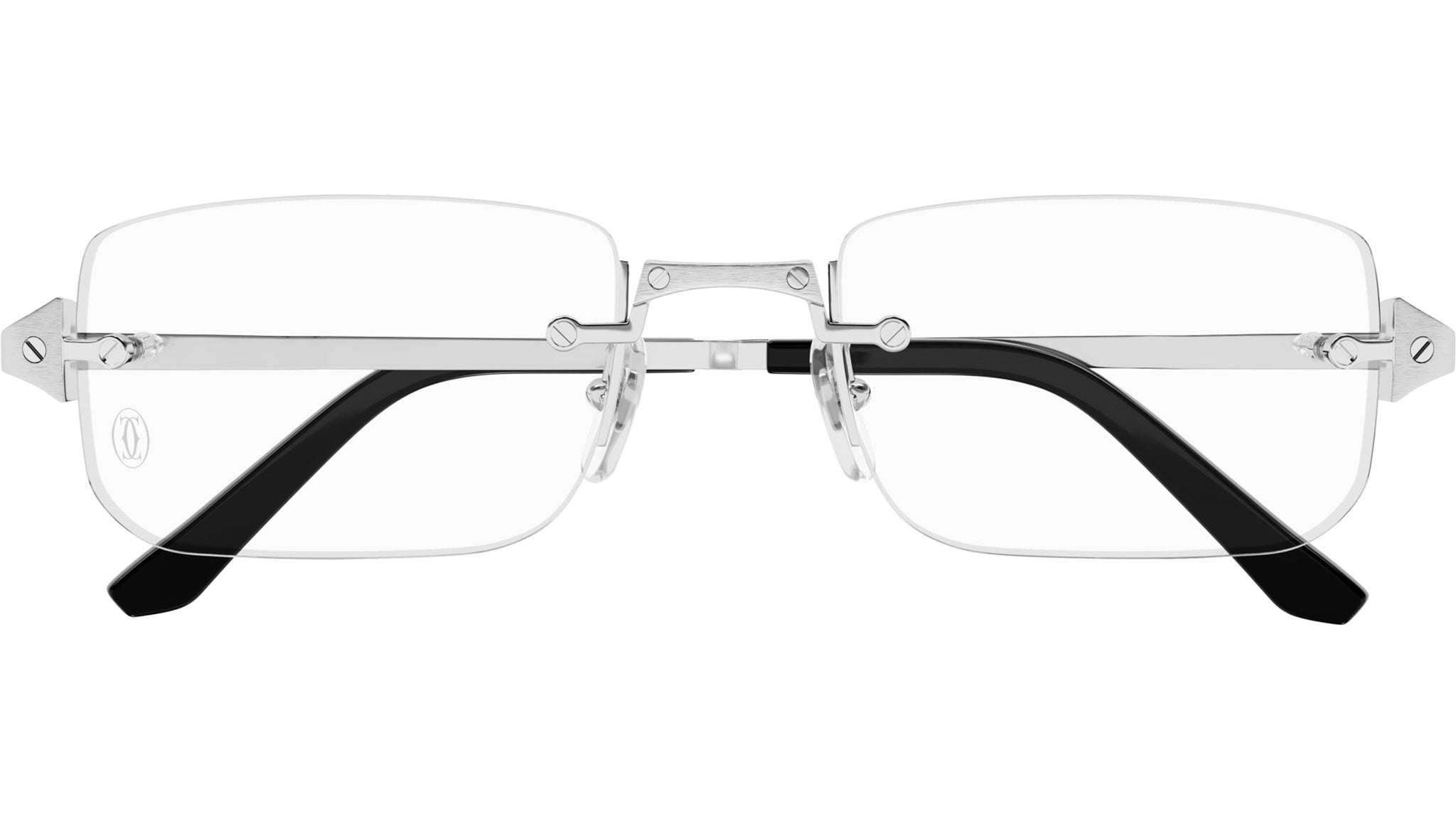 Occhiali da vista CARTIER CT0479O Brushed smooth platinum finish