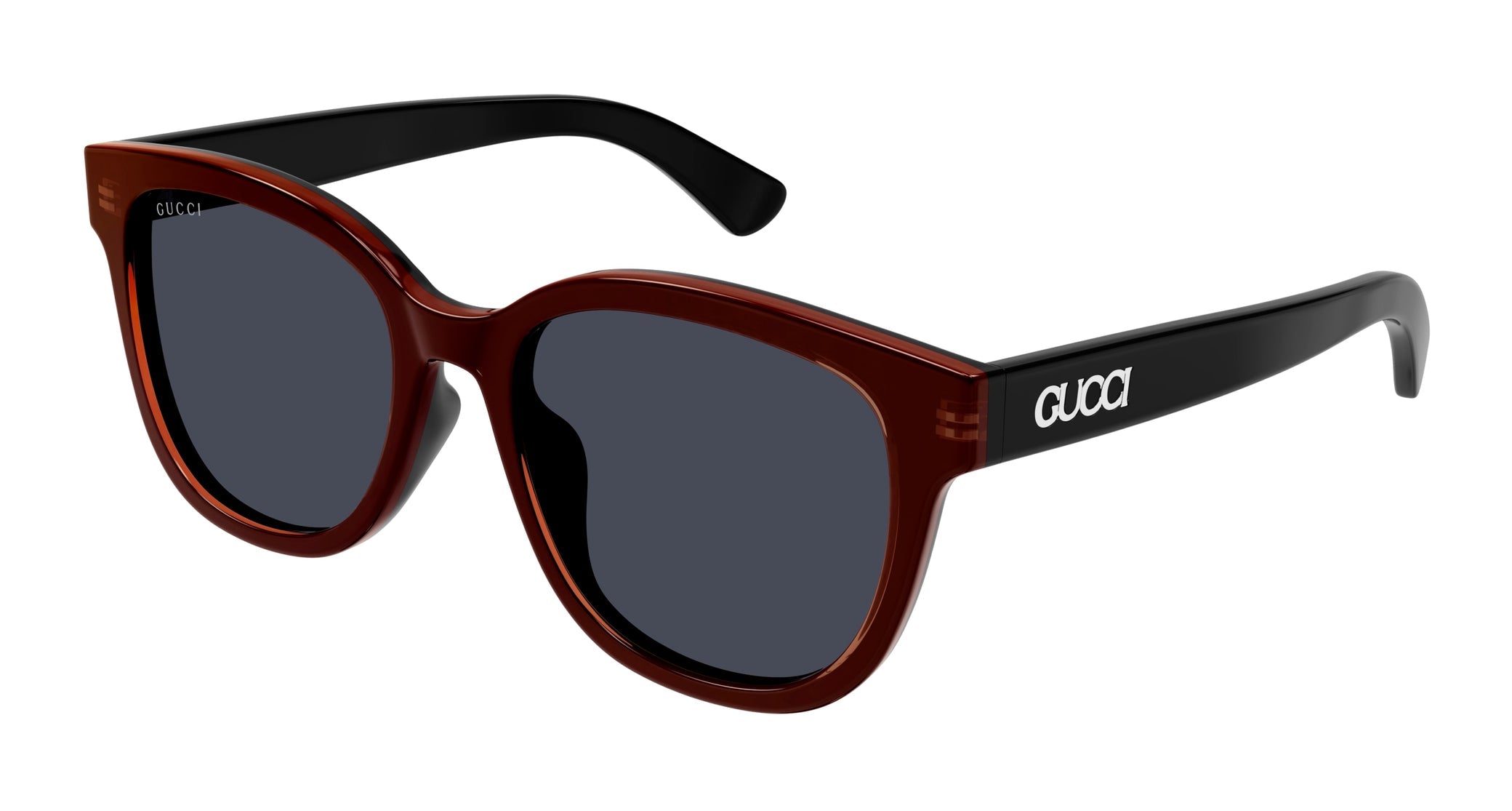 Occhiali da sole GUCCI GG1797SK Shiny bilayer transparent orange + solid black