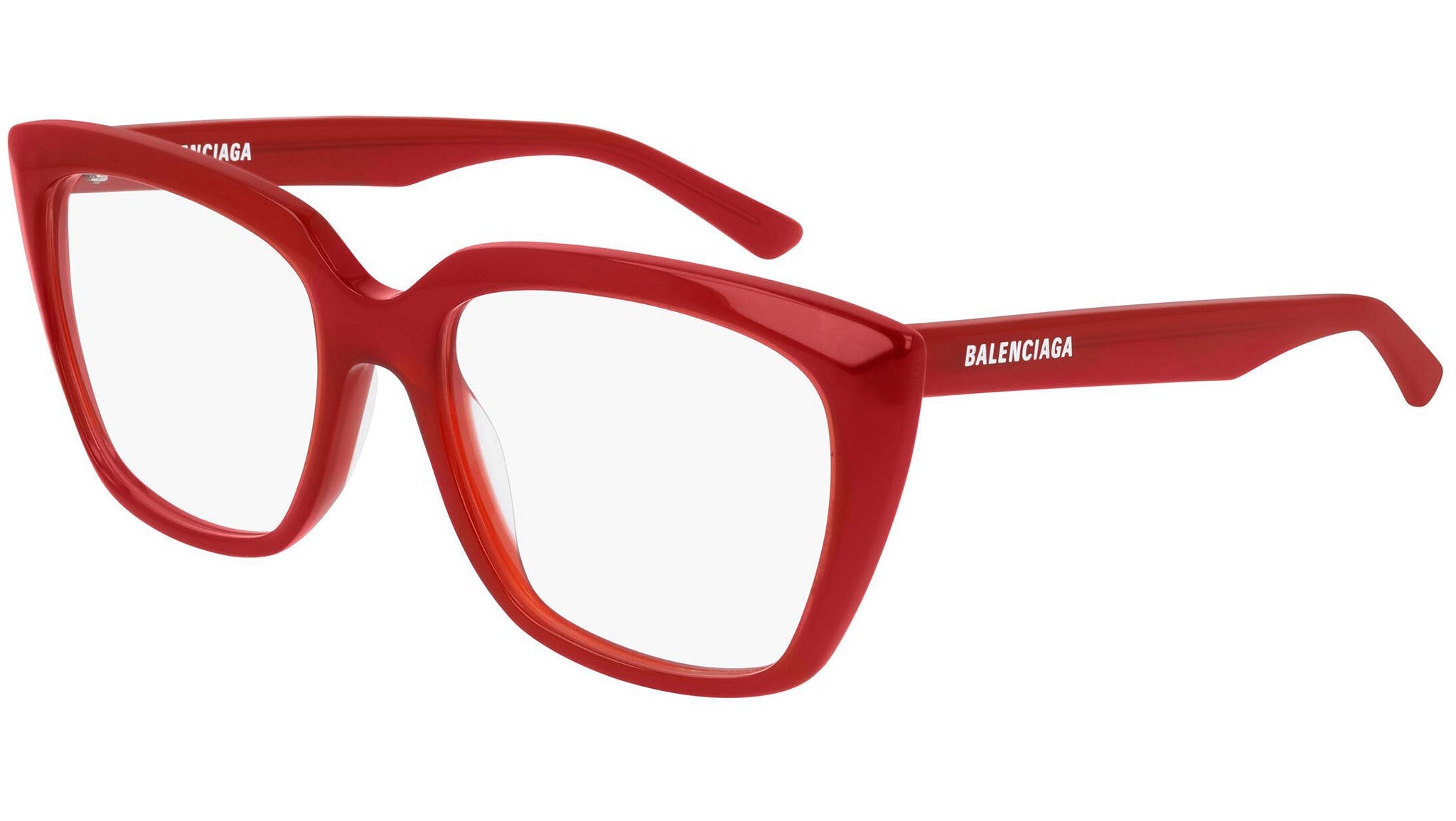 Occhiali da vista BALENCIAGA BB0062O Shiny milky red