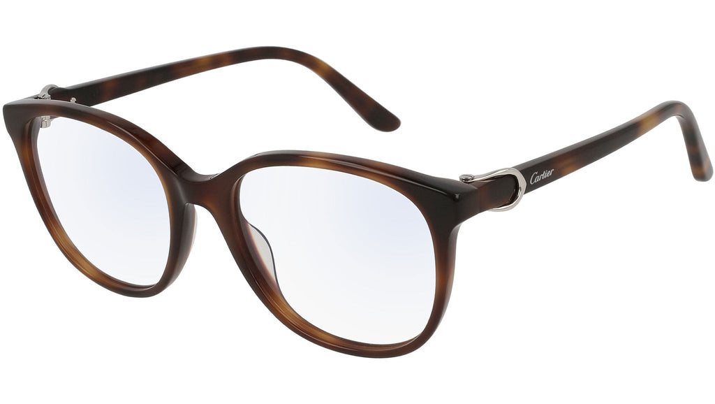 Occhiali da vista CARTIER CT0007O Shiny medium havana