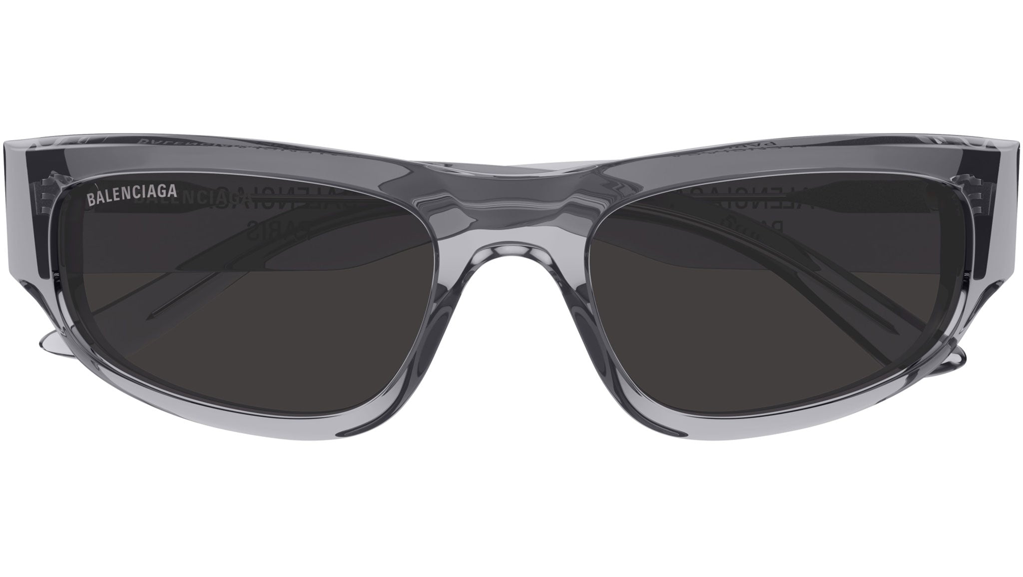 Occhiali da sole BALENCIAGA BB0388S Shiny transparent light grey