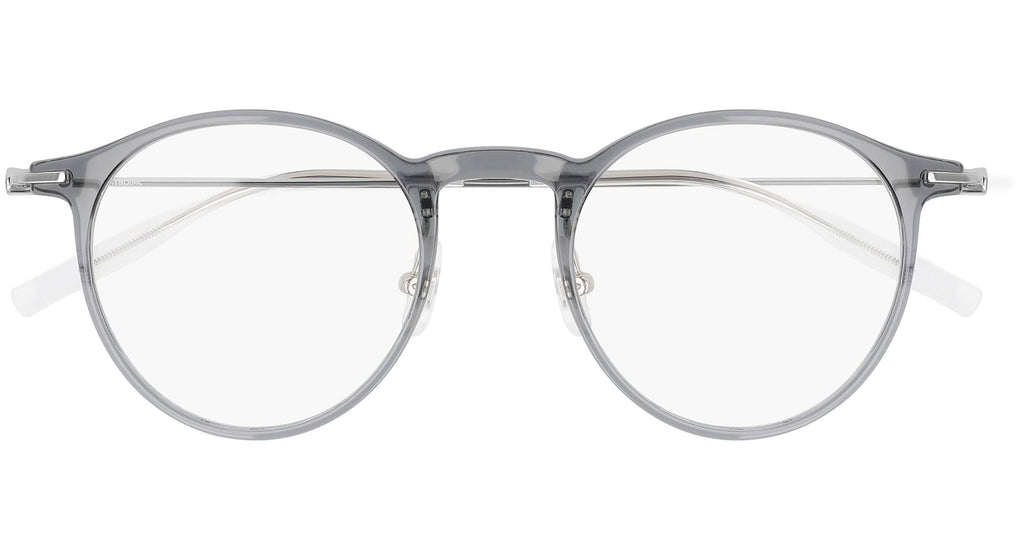 Occhiali da vista MONTBLANC MB0099O Shiny transparent grey copy of ab2884 mazzucchelli