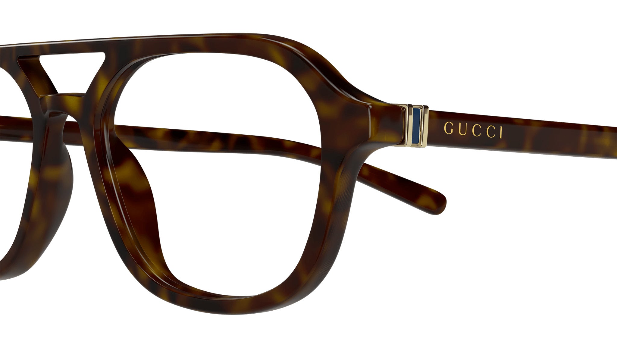 Occhiali da vista GUCCI GG1673O Shiny dark havana
