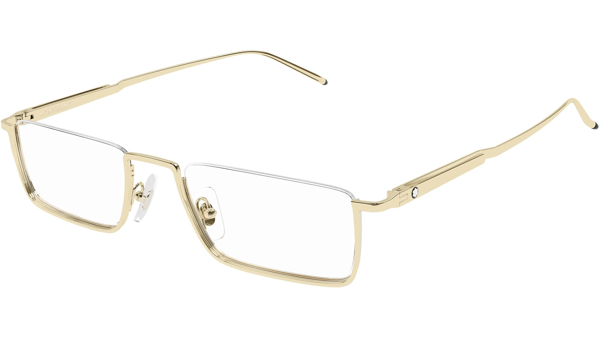 Occhiali da vista MONTBLANC MB0370O Shiny light gold
