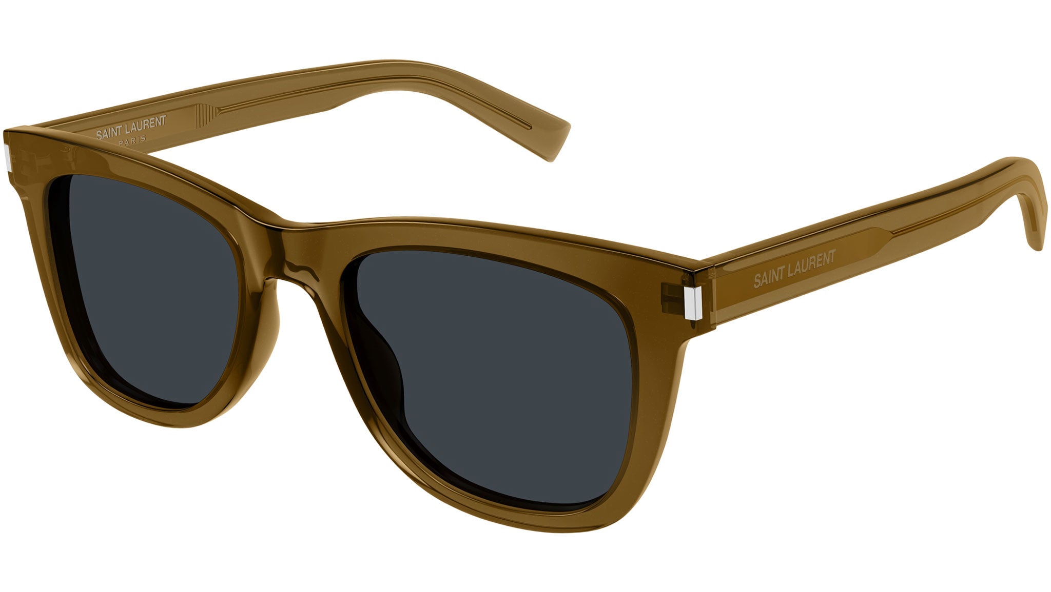 Occhiali da sole SAINT LAURENT SL712 Shiny transparent cognac brown
