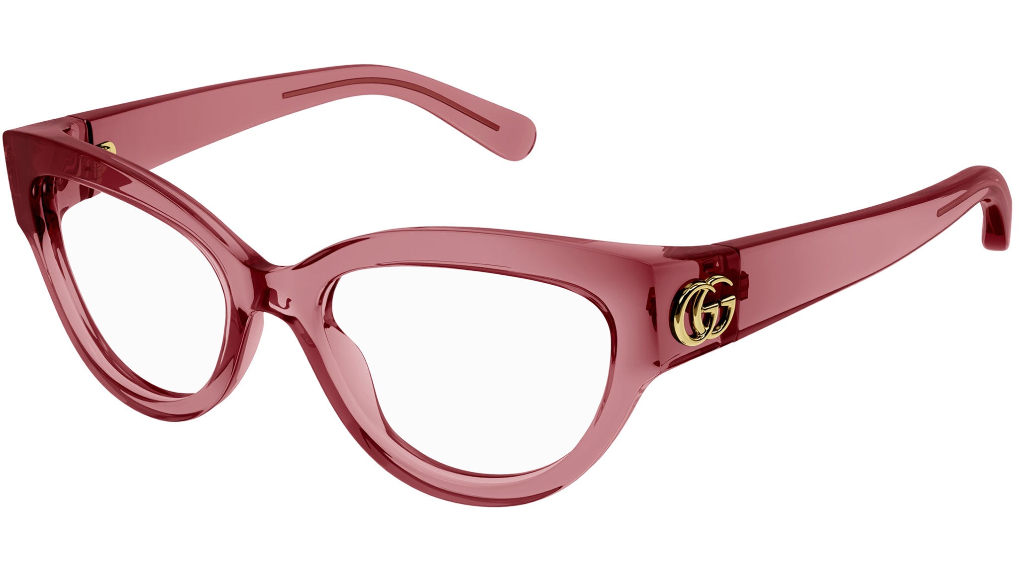 Occhiali da vista GUCCI GG1598O Shiny transparent brick red